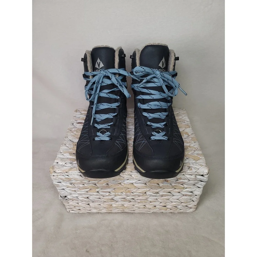Vasque Coldspark UltraDry Winter Boots Gorpcore Black Blue 200g Thinsulate 8.5M